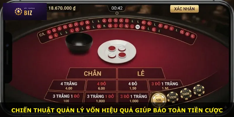 Chiến thuật quản lý vốn hiệu quả giúp bảo toàn tiền cược