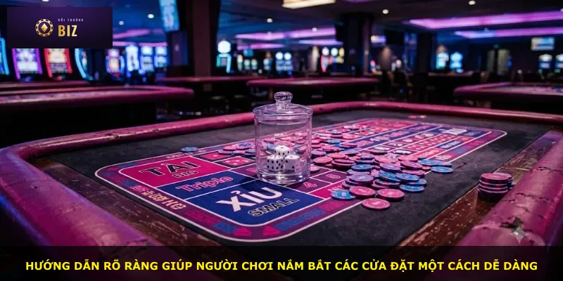 Hướng dẫn rõ ràng giúp người chơi nắm bắt các cửa đặt một cách dễ dàng