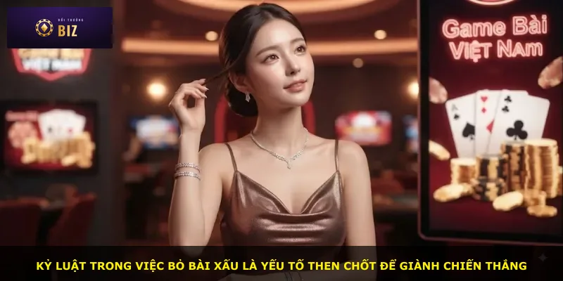 Kỷ luật trong việc bỏ bài xấu là yếu tố then chốt để giành chiến thắng
