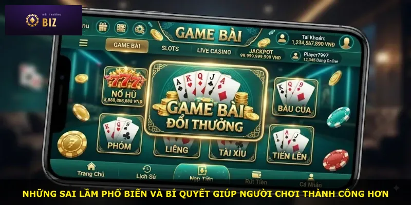 Những sai lầm phổ biến và bí quyết giúp người chơi thành công hơn